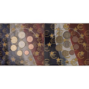 Foreign coins - FRANCIA Lotto di 4 confezioni: Serie division...