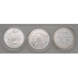 Foreign coins - FRANCIA Lotto di 3 confezioni: 1/4 euro 2006 ...