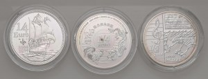 Foreign coins - FRANCE Lot of 3 packs: 1/4 euro 2006 ...