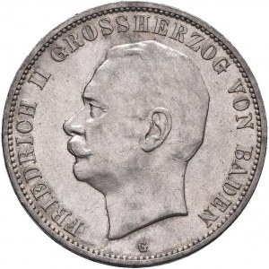 Foreign coins - GERMANIA Baden - Federico II (1907-1818) 5 Ma...