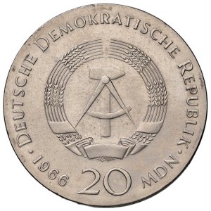Foreign coins - GERMANY 20 Marks 1966 Gottfried Wilhelm Lei...