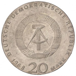 Foreign coins - GERMANY 20 Marks 1968 Karl Marx - KM 21 AG ...