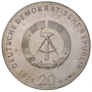 Foreign coins - GERMANIA 20 Marchi 1971 Karl Liebknecht and R...