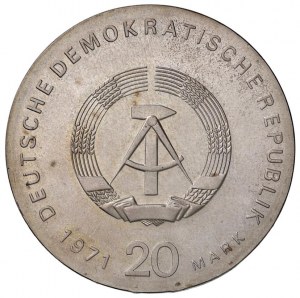 Foreign coins - GERMANY 20 Marks 1971 Karl Liebknecht and R...