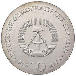 Foreign coins - GERMANY 10 Marks 1974 - KM 52 AG (g 16.99)...
