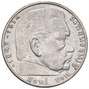 Foreign coins - GERMANY 2 Marks 1939 - KM 93 AG (g 8.00)...