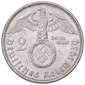 Foreign coins - GERMANY 2 Marks 1939 - KM 93 AG (g 8.00)...