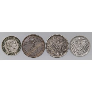 Foreign coins - GERMANIA Lotto di quattro monete come da foto...