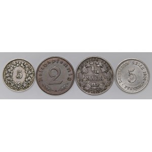 Foreign coins - GERMANIA Lotto di quattro monete come da foto...