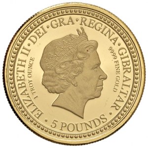 Foreign coins - GIBRALTAR Elizabeth II (1952-2022) 5 Sterli...