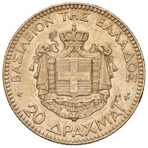 Foreign coins - GRECIA Giorgio I (1863-1913) 20 Dracme 1876 -...