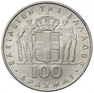 Foreign coins - GREECE Constantine II (1964-1973) 100 Drachma 1...