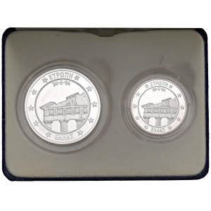 Foreign coins - GRECIA 25 e 10 Ecu 1994 - AG (g 28,00 + 10,00...