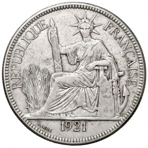 Foreign coins - INDOCINA FRANCESE (1870-1940) Piastra 1921 - ...