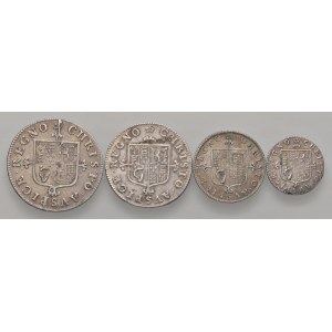 Foreign coins - INGHILTERRA Carlo II (1662-1685) Lotto di 4 m...