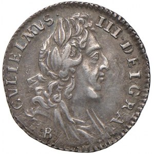 Foreign coins - INGHILTERRA William III (1694-1702) 6 Pence, ...