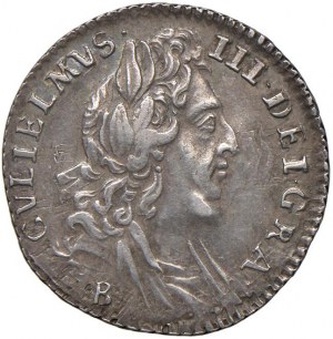 Foreign coins - ENGLAND William III (1694-1702) 6 Pence, ...