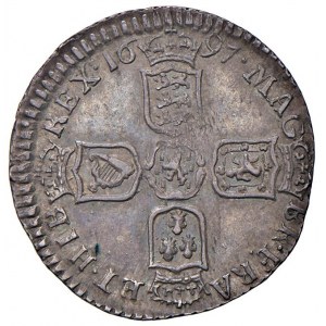 Foreign coins - INGHILTERRA William III (1694-1702) 6 Pence, ...