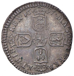 Foreign coins - ENGLAND William III (1694-1702) 6 Pence, ...