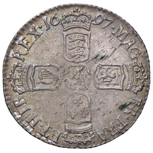 Foreign coins - INGHILTERRA William III (1694-1702) 6 Pence 1...