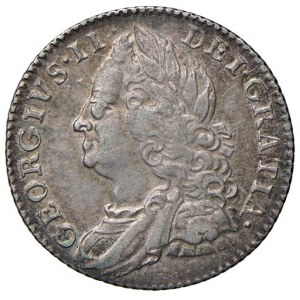 Foreign coins - INGHILTERRA Giorgio II (1727-1760) 6 Pence 17...