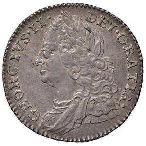 Foreign coins - INGHILTERRA Giorgio II (1727-1760) 6 Pence 17...