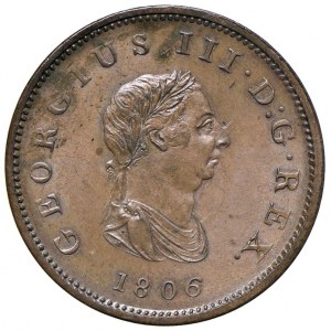 Foreign coins - INGHILTERRA Giorgio III (1760-1820) Mezzo pen...