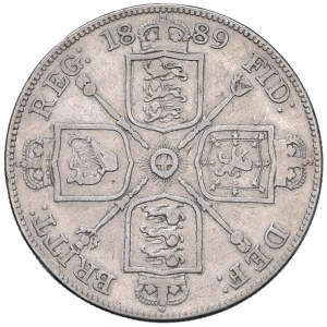 Foreign coins - ENGLAND Victory (1837-1901) Double flowers...