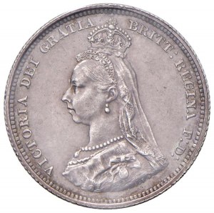 Foreign coins - ENGLAND Victoria (1837-1901) Shilling 188...