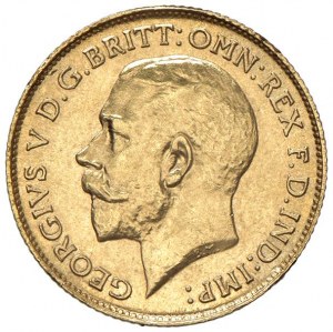 Foreign coins - ENGLAND George V (1910-1936) Half sterl...