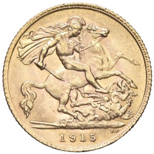 Foreign coins - INGHILTERRA Giorgio V (1910-1936) Mezza sterl...