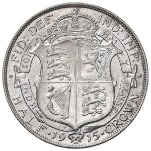 Foreign coins - ENGLAND George V (1910-1936) Half Coron...