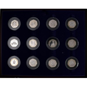 Foreign coins - INGHILTERRA Elizabeth II, 50 coronation Anniv...