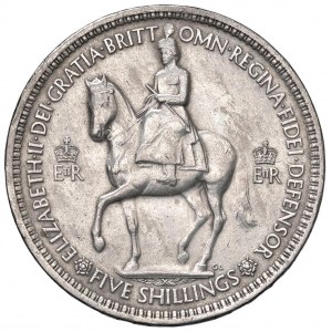Foreign coins - INGHILTERRA Elisabetta II (1952-2022) 5 Shill...