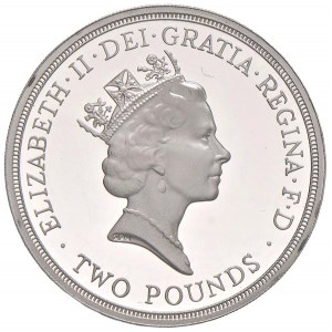 Foreign coins - INGHILTERRA Elisabetta II (1952-2022) 2 Pound...