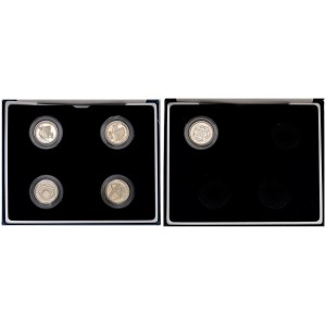 Foreign coins - INGHILTERRA Elizabeth II, lotto di 4 confezio...