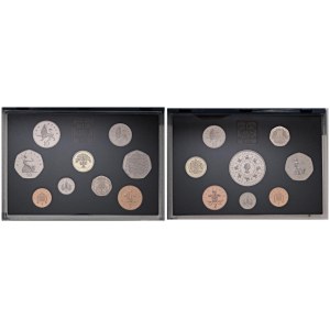 Foreign coins - INGHILTERRA Elizabeth II, lotto di 4 confezio...