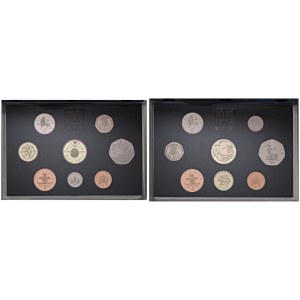 Foreign coins - INGHILTERRA Elizabeth II, lotto di 4 confezio...