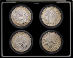 Foreign coins - ENGLAND Elizabeth II, lot of 2 packs...