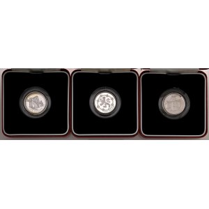 Foreign coins - INGHILTERRA Elizabeth II, lotto di 5 confezio...