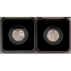 Foreign coins - INGHILTERRA Elizabeth II, lotto di 5 confezio...