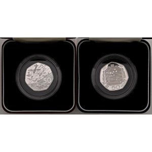 Foreign coins - INGHILTERRA Elizabeth II, lotto di 4 confezio...