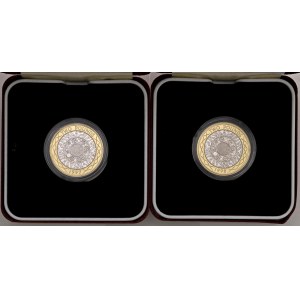 Foreign coins - INGHILTERRA Elizabeth II, lotto di 4 confezio...