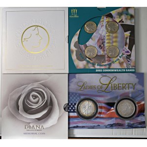 Foreign coins - INGHILTERRA Elizabeth II, lotto di 6 confezio...