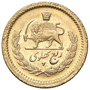 Foreign coins - IRAN Mohammad Reza (1941-1979) Quarto di Pahl...