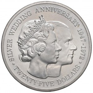 Foreign coins - CAYMAN ISLANDS Elizabeth II (1952-2022) 25 Dol...