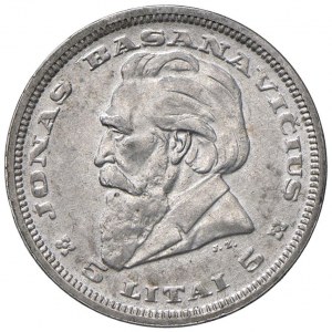 Foreign coins - LITHUANIA 5 Litai 1936 - KM 82 AG (g 9.05)...
