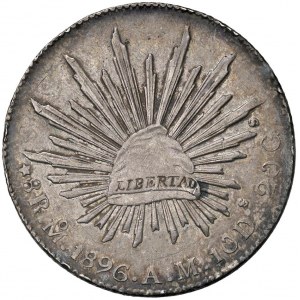Foreign coins - MESSICO 8 Reales 1896 Mo AM - KM 377.10 AG (g...