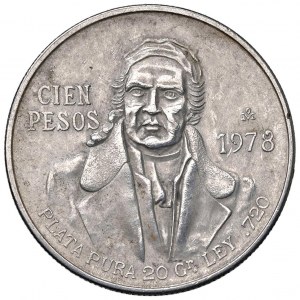 Foreign coins - MEXICO 100 Pesos 1979 - KM 483 AG (27.67)...