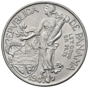 Foreign coins - PANAMA Balboa 1947 - KM 13 AG (g 26.78)...